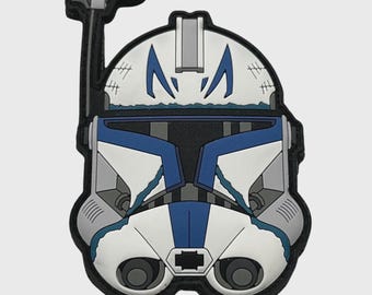 Bucket #29 Captain Rex Helmet Series  PVC Morale Patch Hook Fastener Badge Chevron Tactical EDC Sci-Fi Cosplay Collectible