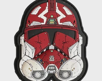 Bucket #38 Helmet Series  PVC Morale Patch Hook Fastener Badge Chevron Tactical EDC Sci-Fi Cosplay Collectible