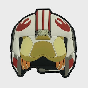 Naszywka z PVC z serii hełmów Bucket #5, zapięcie na rzep, taktyczna EDC, sci-fi, cosplay, kolekcjonerska