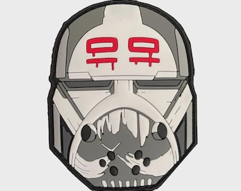 Bucket #26 Wrecker Helmet Series  PVC Morale Patch Hook Fastener Badge Chevron Tactical EDC Sci-Fi Cosplay Collectible