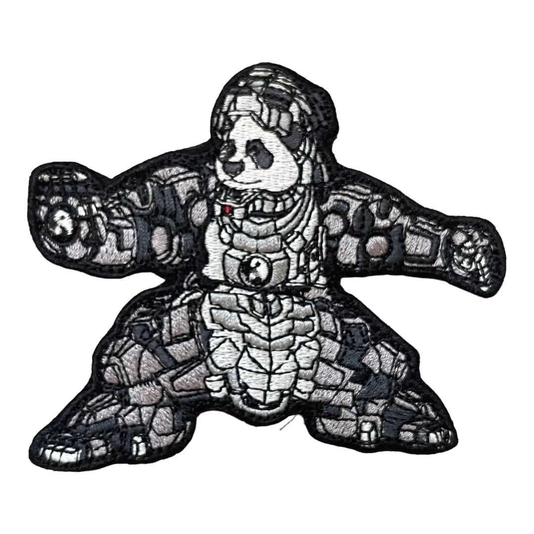 PATCHLAB Iron Panda Morale Patches | Embroidered Patches | Hook and ...