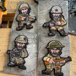 World War Soldiers Morale Patch Allies and Axies Hook fastener and Loop for EDC, Collectors, WW2, Cosplay, Militaria