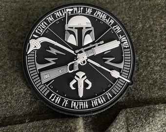 Bounty Hunter PVC Morale Patch | Hook and Loop Backpack Patch