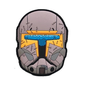 PATCHLAB Space War Bucket #19 PVC Morale Patches Hook and Loop | Embroidered Patches | Hook and Loop Patches | Backpack Patches