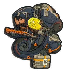 PATCHLAB Chameleon Legion Stranding PVC Morale Patches Hook and Loop | Embroidered Patches | Hook and Loop Patches | Backpack Patches
