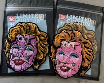 Parches de moral de PVC Cyberpunk Mary de PATCHLAB con velcro / Parches bordados / Parches con velcro / Parches con velcro para mochilas