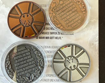Fahneneid Coin Bundeswehr – Hochwertiger Gedenkcoin zum Diensteid der Soldaten