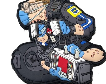 Paramedic PVC Morale Patch | Emergency Medical Responder Hook and Loop