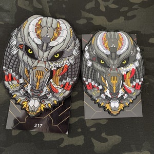 PATCHLAB Cyberpunk #5 Hunter PVC Morale Patches Hook and Loop | Embroidered Patches | Hook and Loop Patches  | Backpack Patches