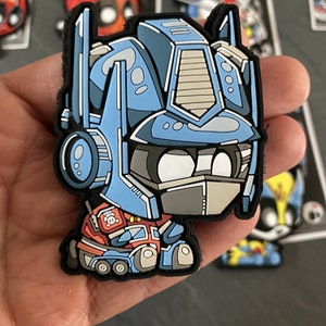 PATCHLAB Optimus Panda PVC Morale Patches Hook and Loop | Embroidered Patches | Hook and Loop Patches | Hook and Loop Patches for Backpacks