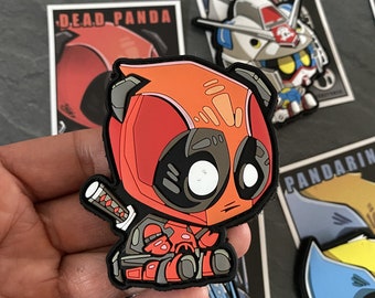 PATCHLAB Dead Panda PVC Morale Patches Hook and Loop | Embroidered Patches | Hook and Loop Patches | Hook and Loop Patches for Backpacks