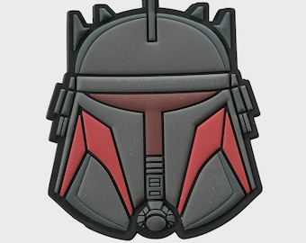 Bucket #33 Helmet Series  PVC Morale Patch Hook Fastener Badge Chevron Tactical EDC Sci-Fi Cosplay Collectible