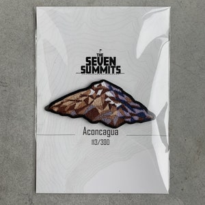 PATCHLAB 7S #3 Aconcagua Morale Patches Hook and Loop | Embroidered Patches | Hook and Loop Patches | Hook and Loop Patches for Backpacks