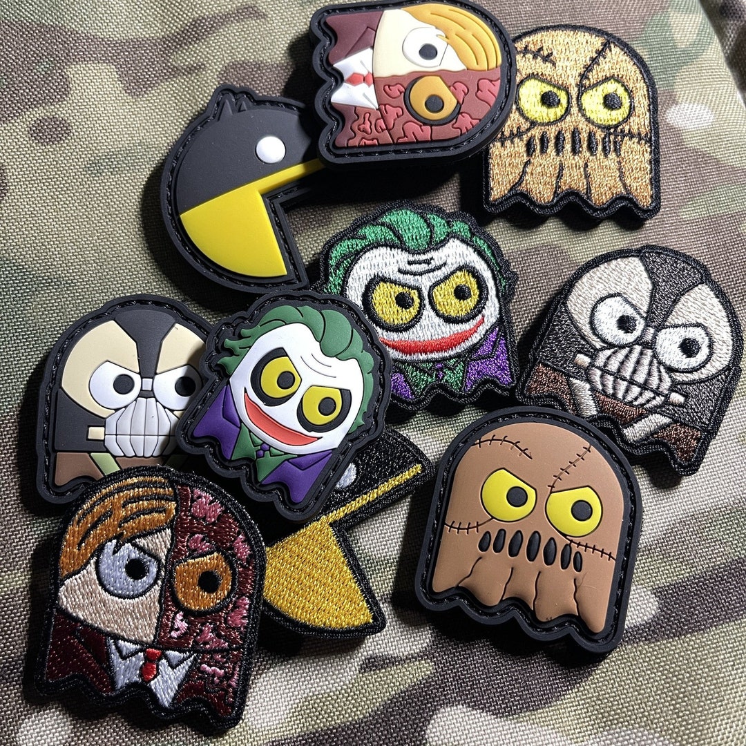 PATCHLAB Pac War 5 PVC Morale Patches Velcro Hook and Loop Patches