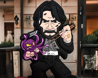 PATCHLAB John Kraken Soldier PVC Moralmärken | Märken för jackor | Kardborremärken | Märken för ryggsäckar | Märken för mössor
