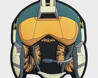 Bucket #35 Helmet Series  PVC Morale Patch Hook Fastener Badge Chevron Tactical EDC Sci-Fi Cosplay Collectible