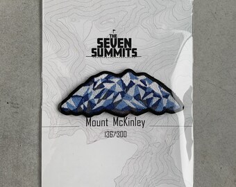 PATCHLAB 7S #4 Mt. McKinley Morale Patches Hook and Loop | Embroidered Patches | Hook and Loop Patches | Hook and Loop Patches for Backpacks