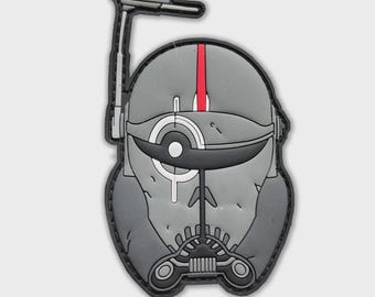 Bucket #25 Helmet Series Embroidered and PVC Morale Patch Hook Fastener Badge Chevron Tactical EDC Sci-Fi Cosplay Collectible
