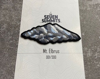 PATCHLAB 7S #1 Elbrus Collectible Morale Patches | Embroidered Patches for Clothes | Hook and Loop Patches | Patches for Backpacks