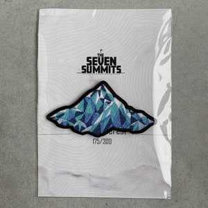 Parches de moral del Monte Everest PATCHLAB 7S #7 / Parches bordados para ropa / Parches con velcro / Parches para mochilas