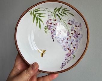 Hand painted ceramics bowls, plates and serving dishes by Osokaart ceramics