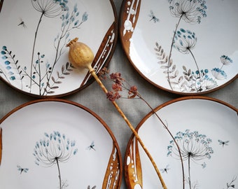 Handmade Ceramic Plates by Osoka Ar Ceramics, Dinner Plates