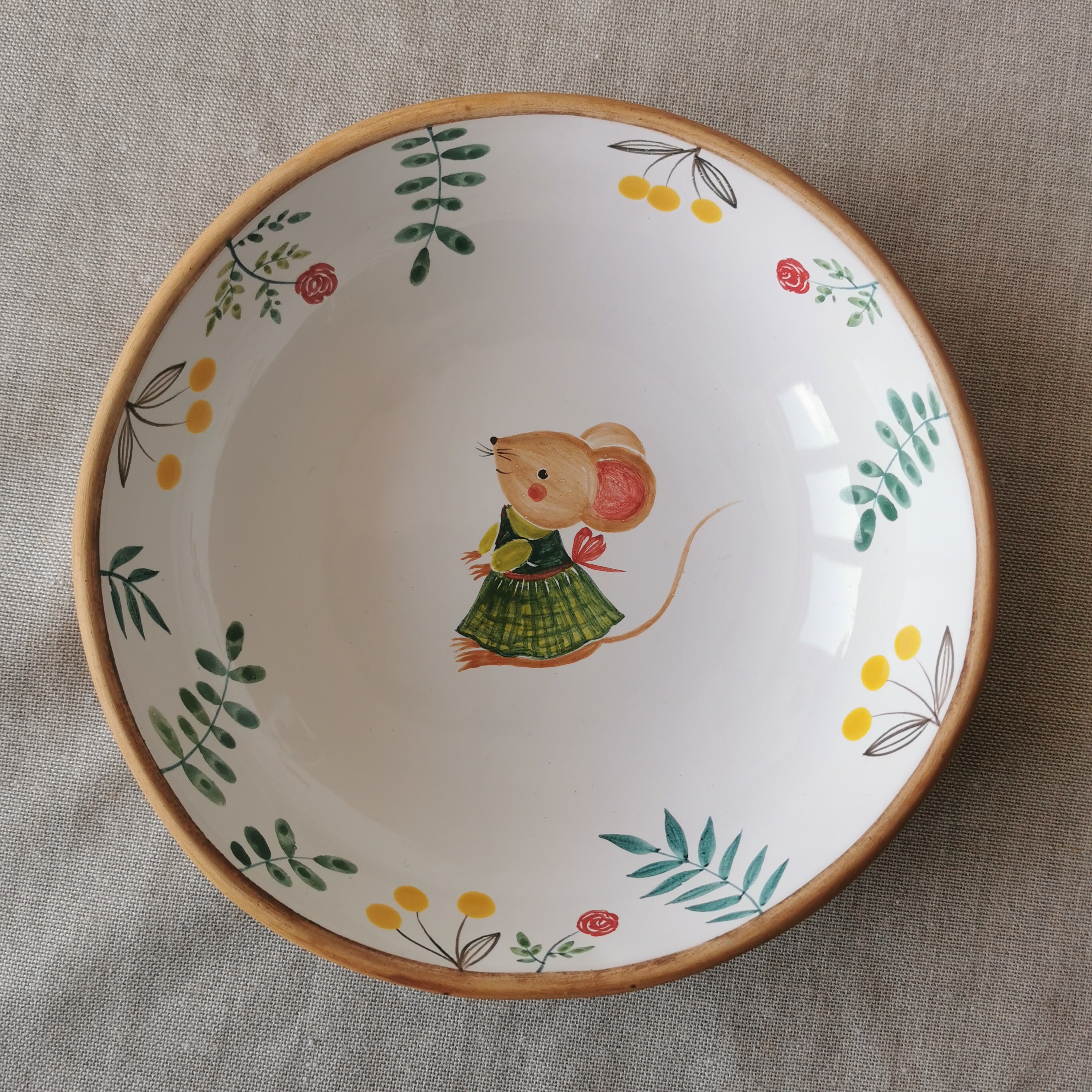 Tactile Bowls With Painted Baby Mice. Cute Mouse. Mousekin Etsy