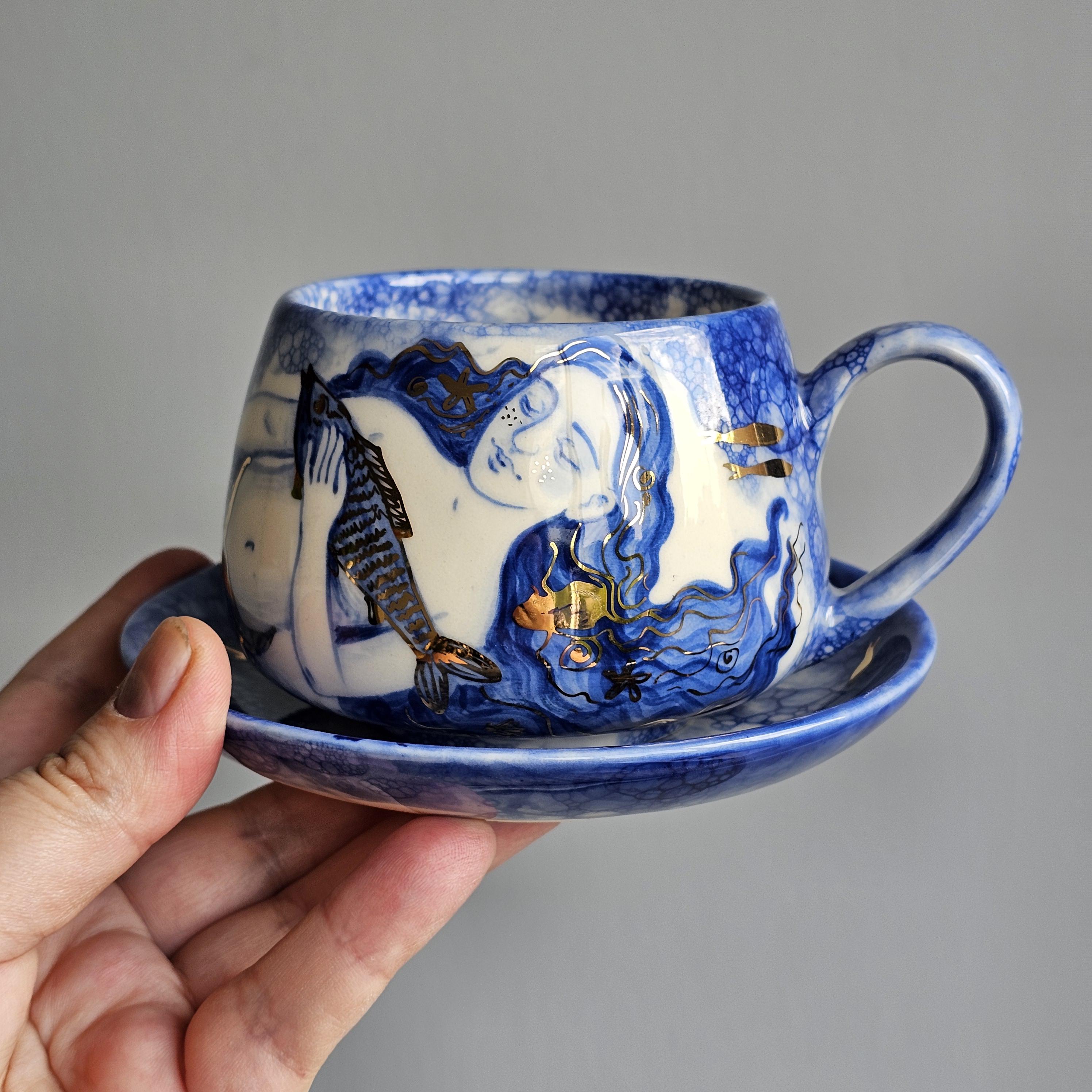 トルコの陶器のマグカップ - Etsy 日本