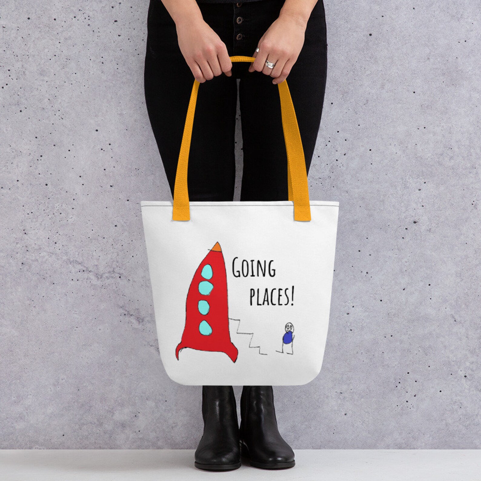 Going Places Tote Bag | Etsy