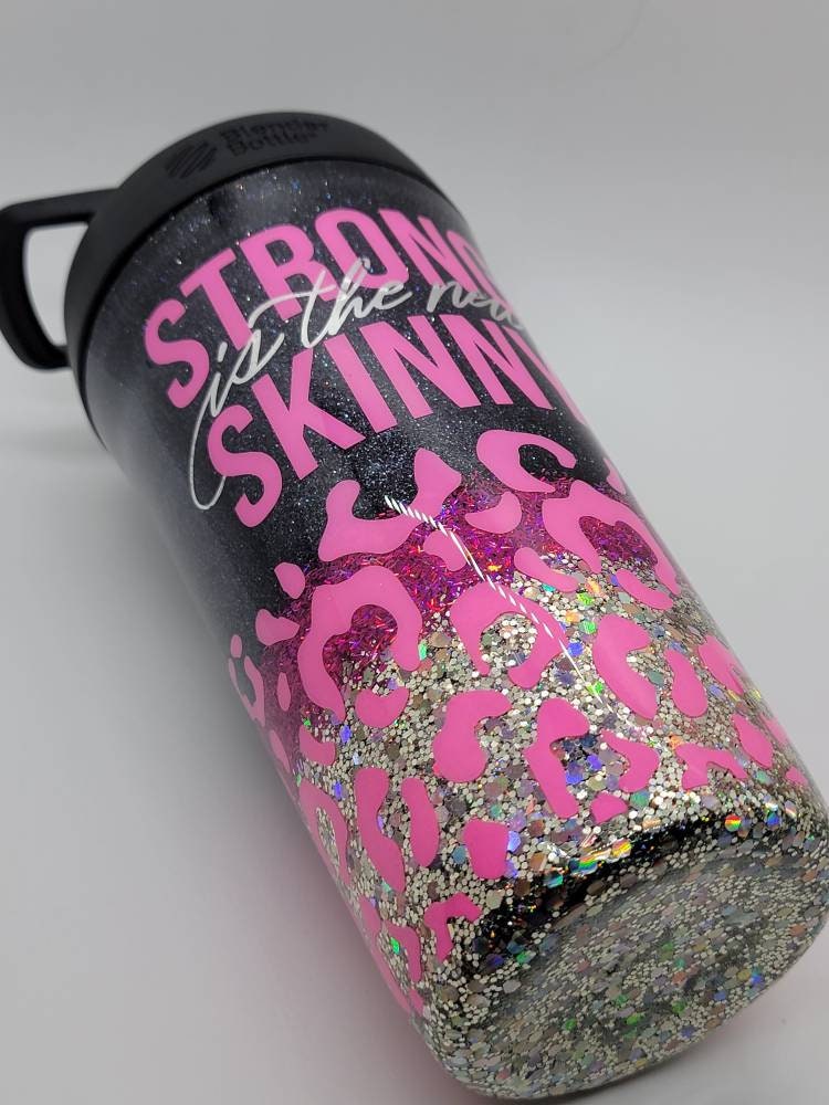 Custom Stainless Steel Blender Bottle Glitter Blender Bottle Etsy