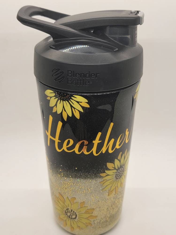 Custom Stainless Steel Blender Bottle, Glitter Blender Bottle