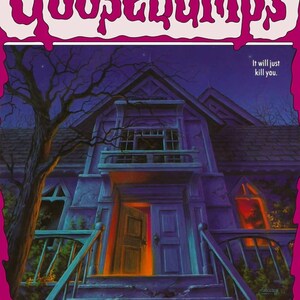 Pink Goosebumps tumbler, 90s nostalgia, pink drip tumbler, slim can koozie, drip tumbler, halloween cup, R L Stine cup, horror tumbler image 6