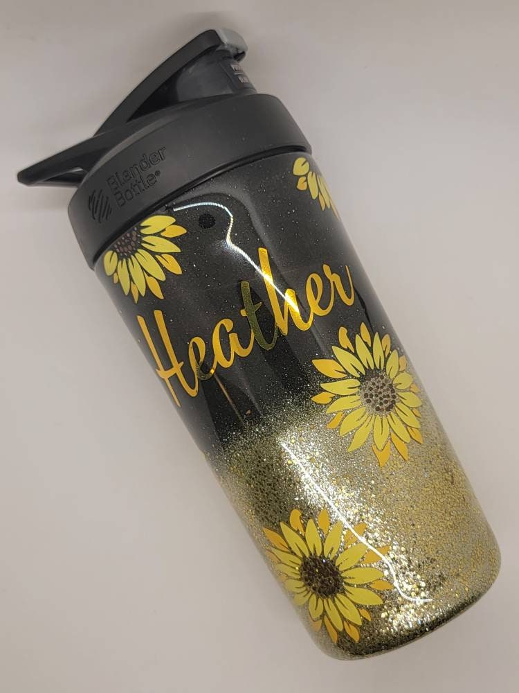 Custom Stainless Steel Blender Bottle, Glitter Blender Bottle