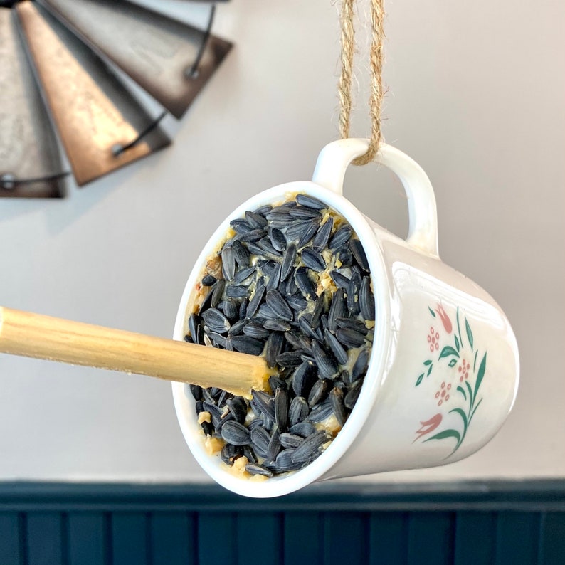 Teacup Bird Feeder