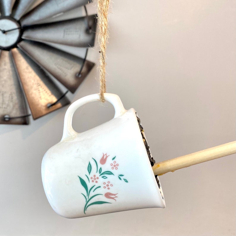 Teacup Bird Feeder