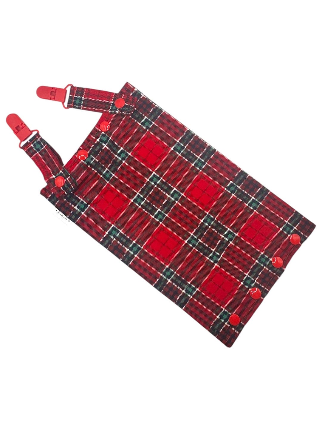 Red Tartan 500ml/350ml Drainage/catheter Bag Cover With Tubie Clips ...
