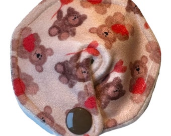Valentine Bear Tubie Pad for Feeding Tube/Suprapubic Catheter