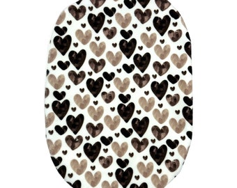 Stomabeutel-Abdeckung in schwarz und grau - Bitte beachten Sie die Abmessungen der Tasche in der Beschreibung