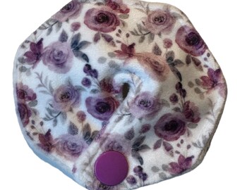 Purple Roses Tubie Pad for Feeding Tube/Suprapubic Catheter