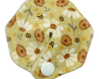 Spring floral and bees Tubie Pad for Feeding Tube/Suprapubic Catheter