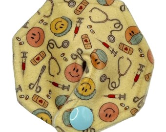 Smiley Medical faces Tubie Pad for Feeding Tube/Suprapubic Catheter