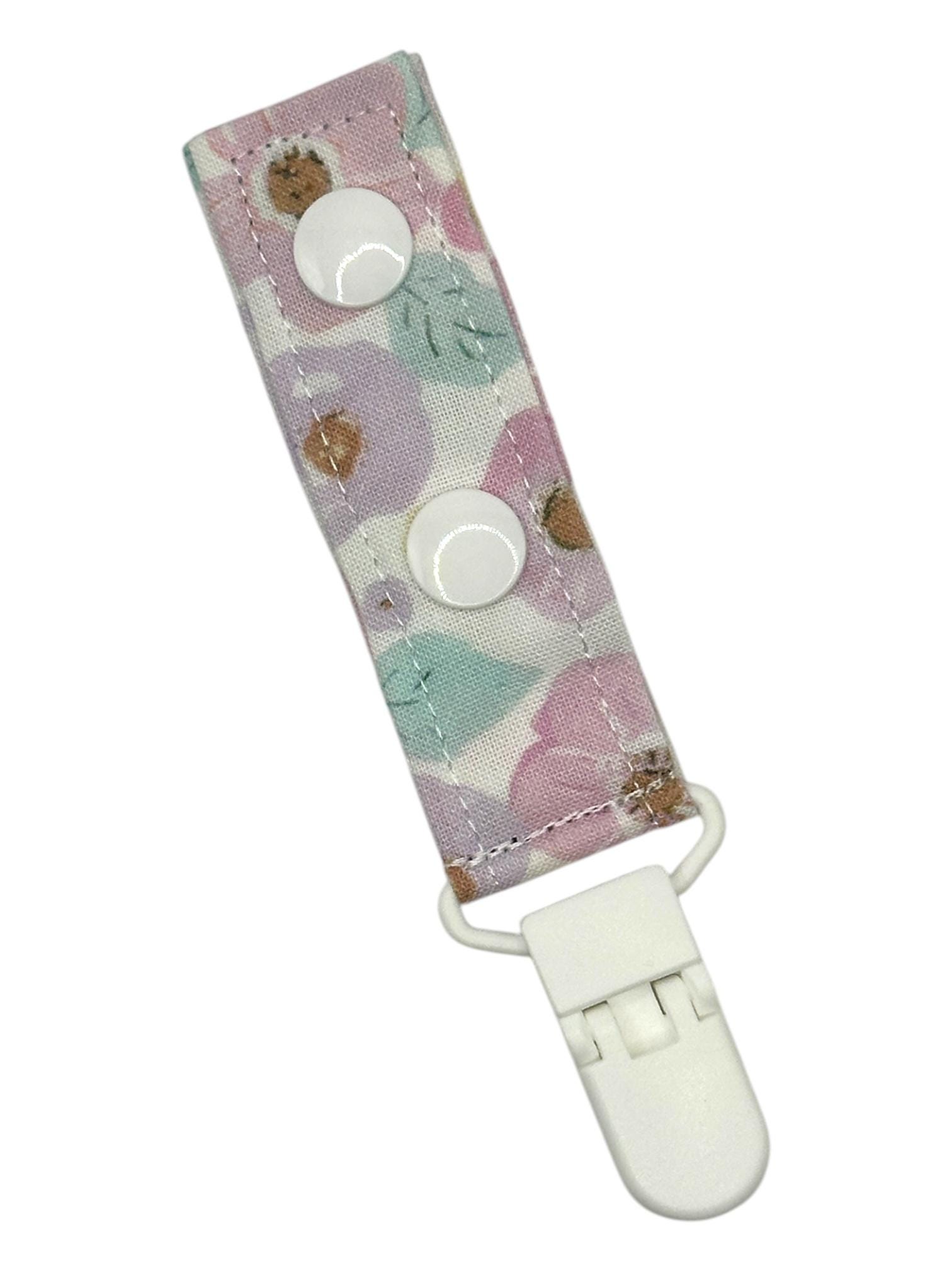 Pastel Floral Tubie Clip for Feeding tube/IV lines/TPN/Suprapubic catheter
