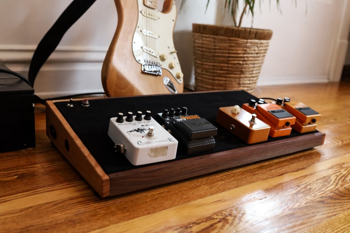 Custom Wood Pedalboard 13x24 inches Etsy