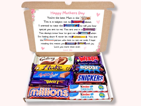 Chocolate con Mensaje regalo para madres