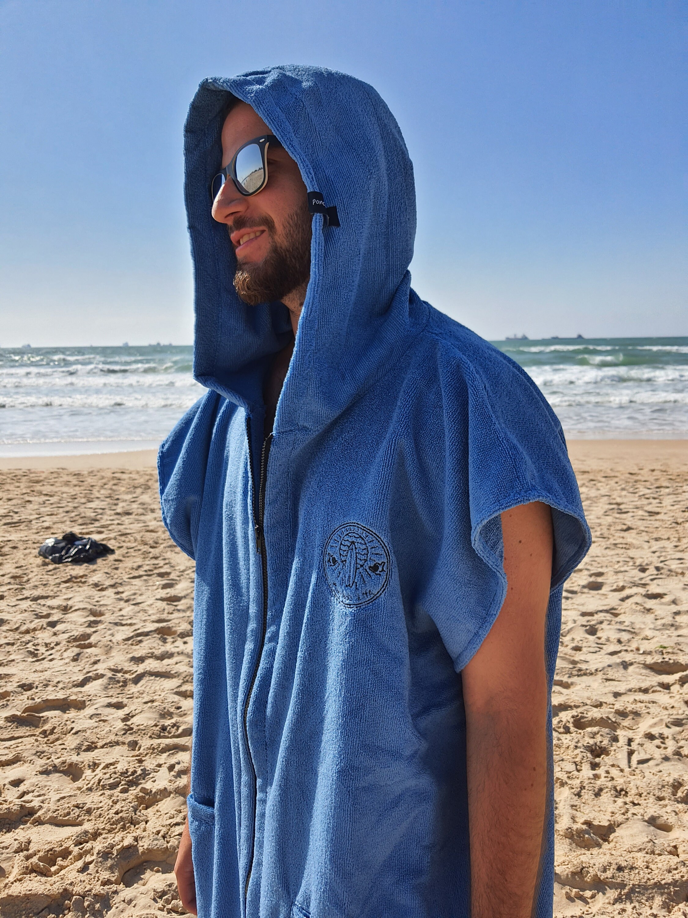 Surf ZIPPER PONCHO Hoody Californië 100 MicroFiber Etsy Nederland