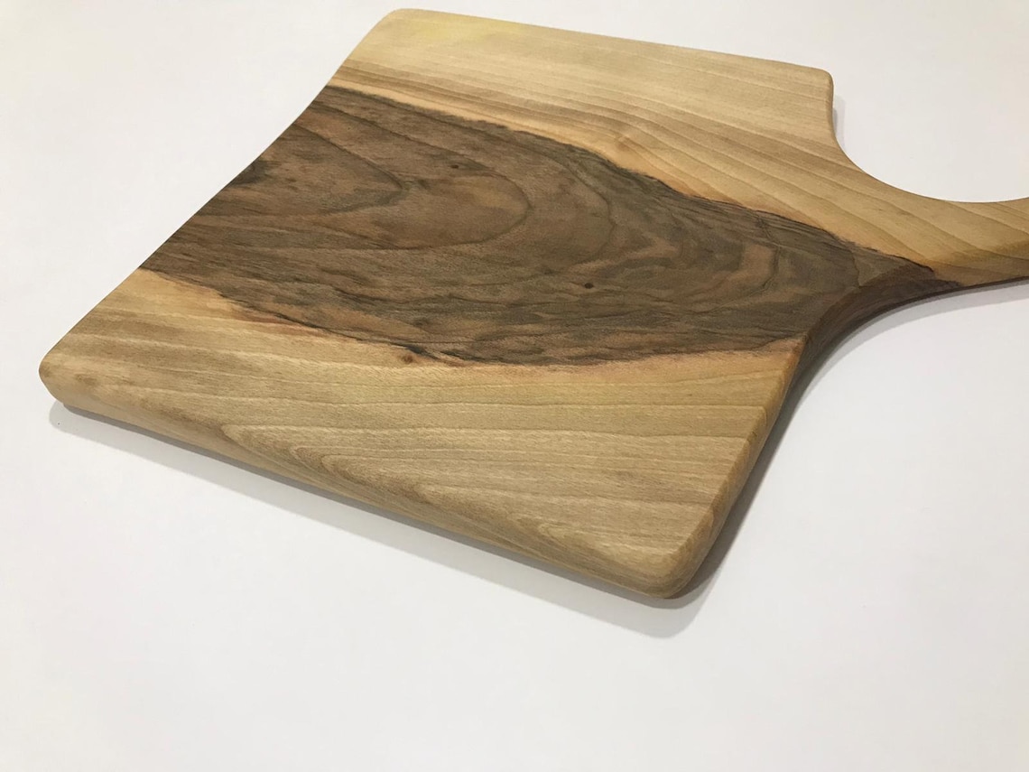 Natural Wooden Cutting Board Unique design & handmade special Etsy
