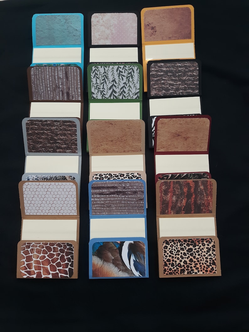 Animal Print Sticky Note Holders 3x3 Personalized Memo Pads,party
