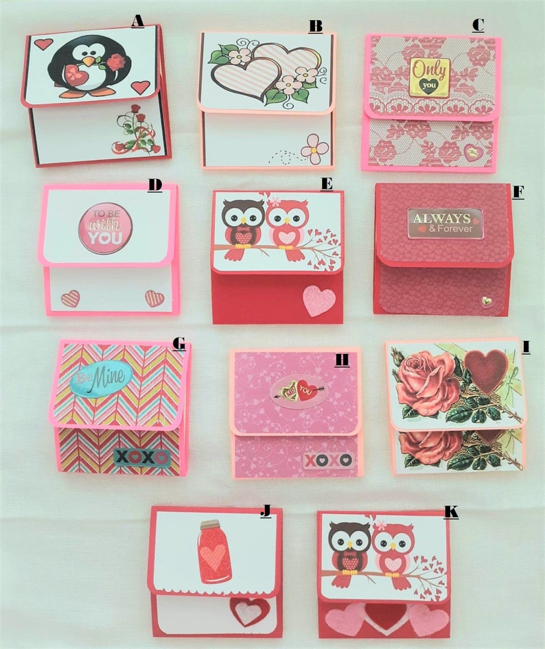 Love Themed Postit Note Holders 3x3 Personalized Memo Pads, Party