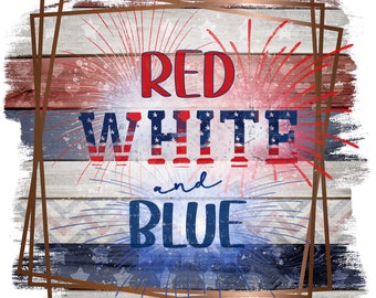 Vierde juli, PNG, JPEG, Digitaal bestand, Patriottisch, T-shirt, Cadeau, Home Decor, 4 juli Party, Vakantie, DIY
