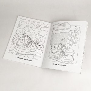 Sneaker Coloring Book | Adult Coloring Book | 46 Iconic Models ...